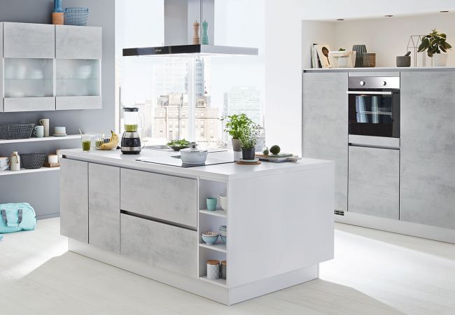 Küche mit Kochinsel